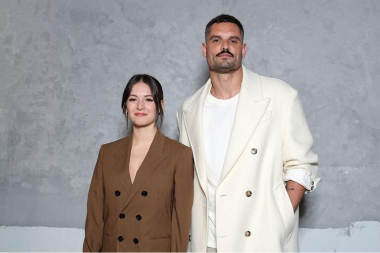 Florent Manaudou et Elsa Bois